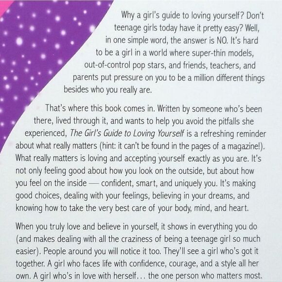 🔸️NWOT A Girl's Guide to Loving Herself Paperback Book - Picture 2 of 3
